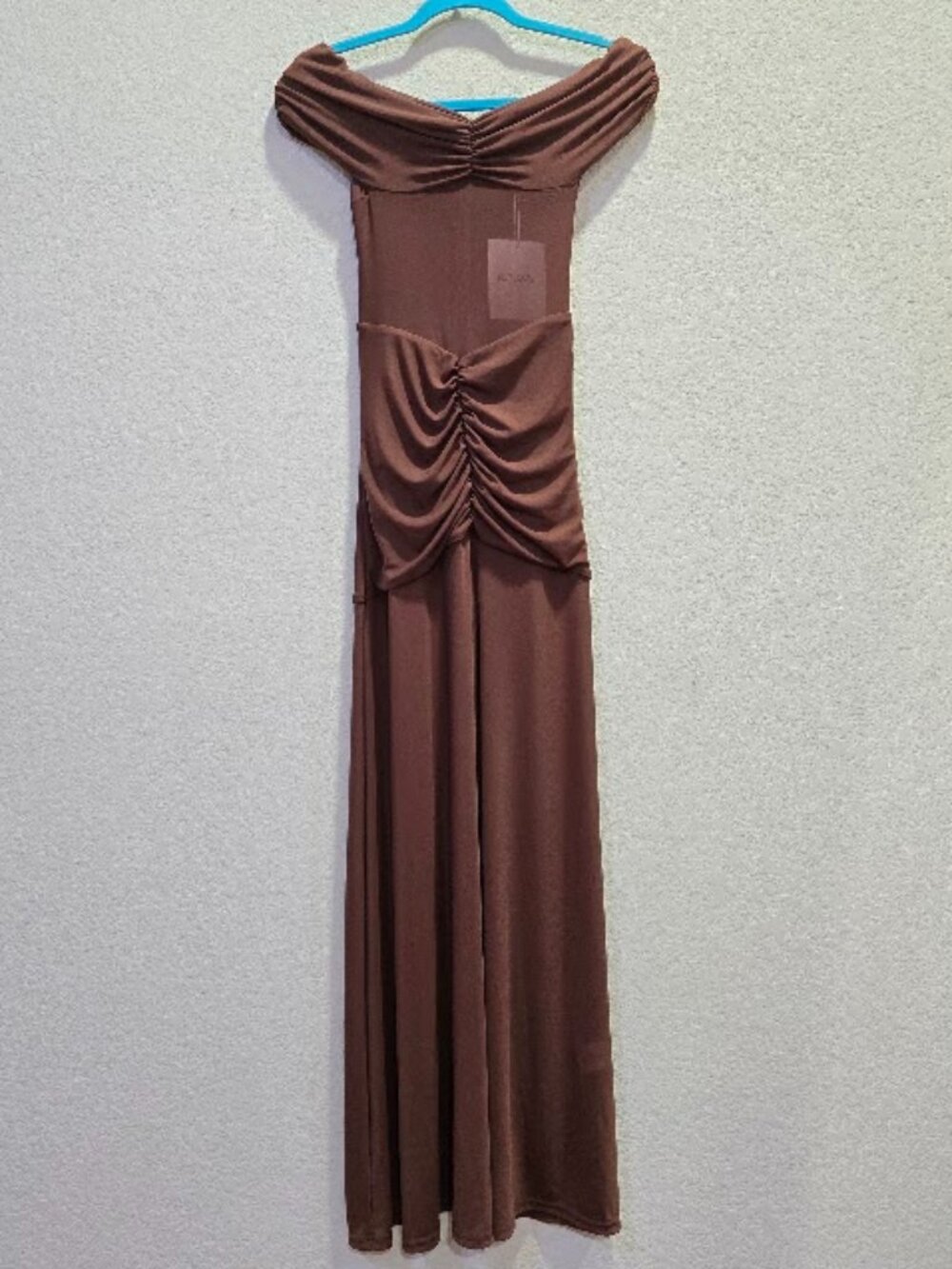 NWT Runaway The Label Meila Maxi Dress In Espresso Size S - Picture 4 of 8